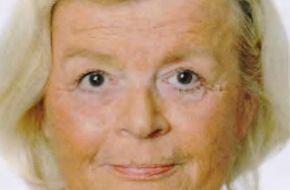 Kreispolizeibeh&ouml;rde Wesel: POL-WES: Moers - &Ouml;ffentlichkeitsfahndung Polizei sucht mit Foto nach 70-j&auml;hriger Vermissten