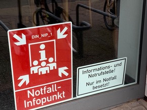 FW Dinslaken: Test der Notfallinformationspunkte in Dinslaken liefert wichtige Erkenntnisse