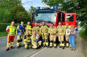 Feuerwehr Gemeinde Rheurdt: FW Rheurdt: Kind "Hals &uuml;ber Kopf" in Toilettensitz eingeklemmt - Feuerwehr sorgt f&uuml;r Happy End