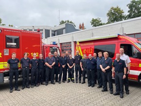 FW-Heiligenhaus: Feuerwehreinheiten absolvieren gemeinsame Einsatzübung
