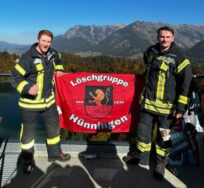 FW Ense: Löschgruppe Hünningen beim Schanzenlauf in Oberstdorf