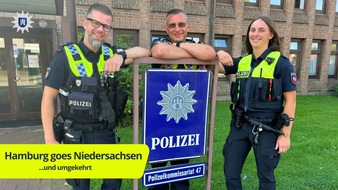 Polizeiinspektion Stade: POL-STD: Über den Tellerrand gucken - Polizeibeamte aus Hamburg und Buxtehude im Tausch