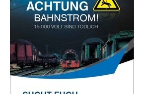 Bundespolizeidirektion Sankt Augustin: BPOL NRW: Stromunfall am Güterbahnhof Troisdorf; Bundespolizei warnt vor lebensgefährlichen Gefahren!