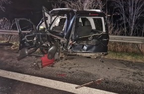 Freiwillige Feuerwehr Stockach: FW Stockach: Verkehrsunfall auf der Autobahn