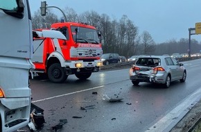 Feuerwehr Schwelm: FW-EN: Verkehrsunfall auf der A46