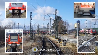 Bundespolizeidirektion München: Bundespolizeidirektion München: S-Bahn fährt bei Rangierfahrt auf S-Bahn: Reisende nicht betroffen - hoher Sachschaden