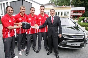 Ford-Werke GmbH: Ford macht 1. FC Köln auf den Straßen flott / Ford-Werke GmbH bleiben weiter Premiumsponsor des 1. FC Köln (mit Bild)