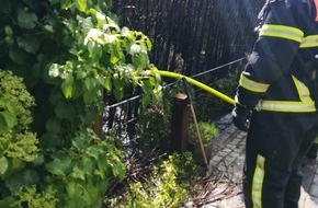 Polizeiinspektion Stade: POL-STD: Mit Brenner Hecke und Schuppen im Alten Land in Brand gesetzt