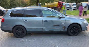 Polizei Bielefeld: POL-BI: Nach seitlichem Zusammenstoß die Fahrt fortgesetzt