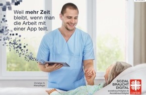 Deutscher Caritasverband e.V.: sozial braucht digital / Caritas-Kampagne 2019 setzt auf soziale Strategien für digitale Entwicklungen