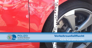 Kreispolizeibehörde Ennepe-Ruhr-Kreis: POL-EN: Ennepe-Ruhr-Kreis- Verkehrsunfallflucht - immer wieder aktuell