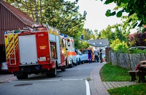 Kreisfeuerwehrverband Calw e.V.: KFV-CW: Dachstuhlbrand in Zavelstein schnell unter Kontrolle