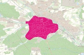 Deutsche Telekom AG: Glasfaser für die südliche Kernstadt von Ansbach