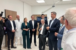 RHÖN-KLINIKUM AG: Premiere in Bayern: Neuer Hightech-Computertomograph am Campus Bad Neustadt im Einsatz / Bayerns Ministerpräsident und Gesundheitsministerin besuchen Klinik