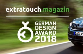 Skoda Auto Deutschland GmbH: SKODA Online-Magazin extratouch gewinnt beim renommierten German Design Award (FOTO)