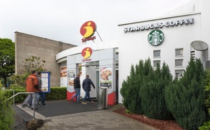 Autobahn Tank & Rast: Tank & Rast und Starbucks starten gemeinsam auf deutschen Autobahnen