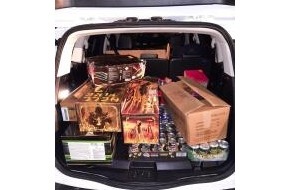 Bundespolizeiinspektion Flensburg: BPOL-FL: Kupfermühle - Feuerwerkskörper nach Grenzübertritt aus Dänemark sichergestellt