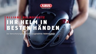 ABUS Gruppe: Das Sicherheitspaket für Radfahrer – ABUS schützt den Kopf, die Allianz den Helm