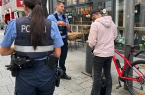 Polizeipräsidium Koblenz: POL-PPKO: Schwerpunktkontrolle Polizei und Ordnungsamt in der Fußgängerzone