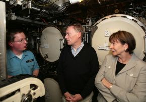Bundespräsident Horst Köhler besucht die Deutsche Marine