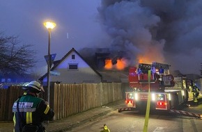 Polizeiinspektion Celle: POL-CE: Vollbrand im Obergeschoss eines Einfamilienhauses