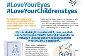 Zentralverband der Augenoptiker und Optometristen - ZVA: Welttag des Sehens am 10. Oktober: Wie gut ist das Sehvermögen Ihres Kindes?