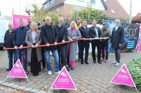 Deutsche Telekom AG: Spatenstich für Glasfaserausbau in Korb
