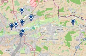 Polizeipräsidium Hamm: POL-HAM: Wohnungseinbruchs-Radar für die Woche vom 24. bis zum 30. September 2018