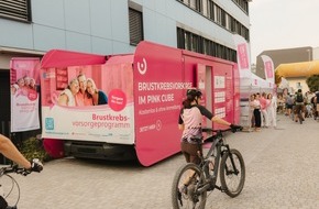 PINK CUBE Test Your Breast: PINK CUBE Roadshow durch den Kanton Luzern erfolgreich gestartet &ndash; n&auml;chste Stopps in Luzern, Sursee und Willisau