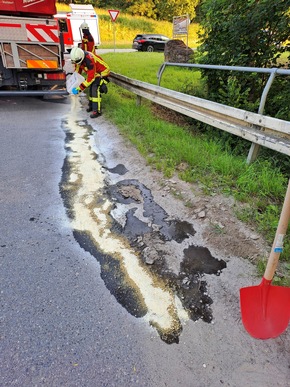 FW Stockach: G1 Ölspur außerorts