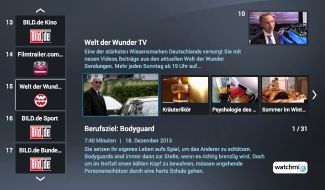 TV DIGITAL: Jetzt auch als App für Smart-TV: watchmi Themenkanäle von Axel Springer Digital TV Guide