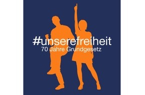 ZDF: 70 Jahre Grundgesetz - #unserefreiheit: Social-Media-Aktion und ZDFmediathek-Schwerpunkt von Mai bis November (FOTO)