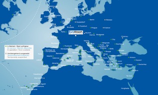 Euro Airport Basel-Mulhouse-Freiburg: Mehr als 90 Destinationen ab dem EuroAirport im Sommerflugplan 2021 geplant