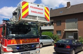 Feuerwehr Dinslaken: FW Dinslaken: Zimmerbrand in Eppinghoven