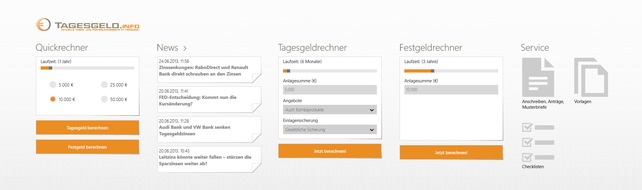 franke-media.net: Wer bietet die besten Zinsen? Die kostenlose App von Tagesgeld.info gibt Antwort (BILD)