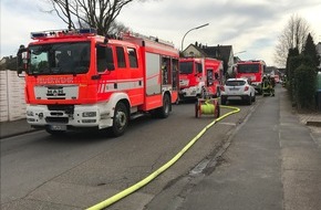 Feuerwehr Bergisch Gladbach: FW-GL: Feuer in einem Pelletbunker eines Einfamilienhauses im Stadtteil Hebborn von Bergisch Gladbach