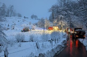 Freiwillige Feuerwehr Breckerfeld: FW-EN: Schneebedingte Einsätze