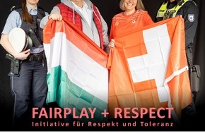 Polizei Köln: POL-K: 240607-2-K UEFA EURO 2024 - Fotokampagne "FAIRPLAY + RESPECT" mit Stadt und Polizei Köln