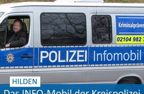 Polizei Mettmann: POL-ME: Das INFO-MOBIL kommt wieder einmal in die Itterstadt - Hilden - 2001056