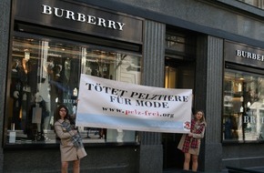 VIER PFOTEN - Stiftung für Tierschutz: Burberry bricht eigene ethische Standards / Offener Brief von VIER PFOTEN an britische Luxus-Modemarke (ANHANG/BILD)
