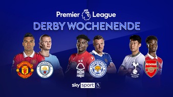 Sky Deutschland: Das Derby-Wochenende mit ManUnited gegen ManCity und Arsenal gegen Tottenham! Die Premier League live und exklusiv bei Sky
