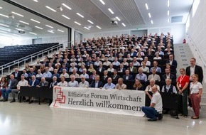 Effizienz-Agentur NRW: 11. Effizienz Forum Wirtschaft fand am 20. August auf dem Technologie-Campus Steinfurt statt