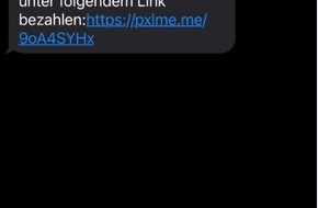 Hauptzollamt Itzehoe: HZA-IZ: Keine Zollgebühren / Zoll warnt vor Fake-SMS