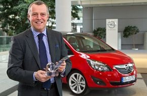 Opel Automobile GmbH: Der Opel Meriva ist das "Auto der Vernunft 2011" / Flexibilitäts-Champion gewinnt den begehrten Publikumspreis (mit Bild)