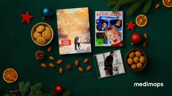 momox SE: Weihnachten zwischen Nostalgie, Spannung und Schneegestöber: Die beliebtesten Weihnachtsbücher und -filme bei medimops - jetzt noch bequemer in der App shoppen
