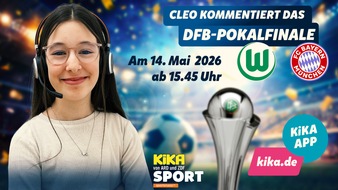 KiKA - Der Kinderkanal ARD/ZDF: DFB-Pokalfinale der Frauen und M&auml;nner im Stream auf kika.de, in der KiKA-App, im ZDF-Streaming-Portal und in der ARD-Mediathek