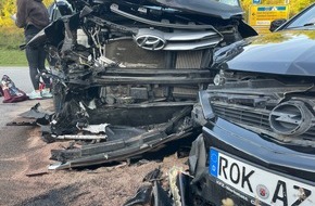 Polizeidirektion Kaiserslautern: POL-PDKL: Münchweiler (Donnersbergkreis) - Verkehrsunfall mit 3 Verletzten