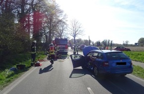 Freiwillige Feuerwehr der Gemeinde Sonsbeck: FW Sonsbeck: Technische Rettung nach Verkehrsunfall