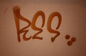 Polizeidirektion Trier: POL-PDTR: Sachbeschädigung durch Graffiti im Bereich der Innenstadt aufgeklärt