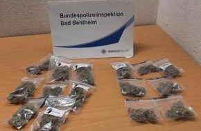 Bundespolizeiinspektion Bad Bentheim: BPOL-BadBentheim: Unter Drogeneinfluss Auto gefahren und Marihuana im Auto